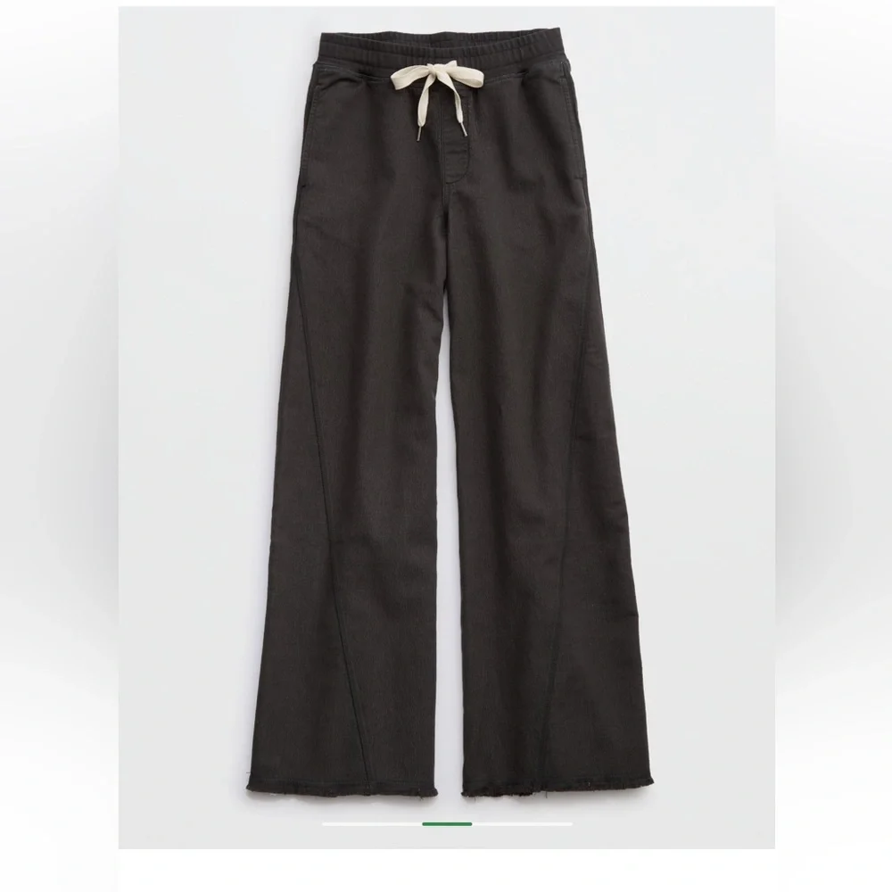 NWOT Aerie Soft Landing Trouser - Smoked Gray size Small - Picture 3 of 11